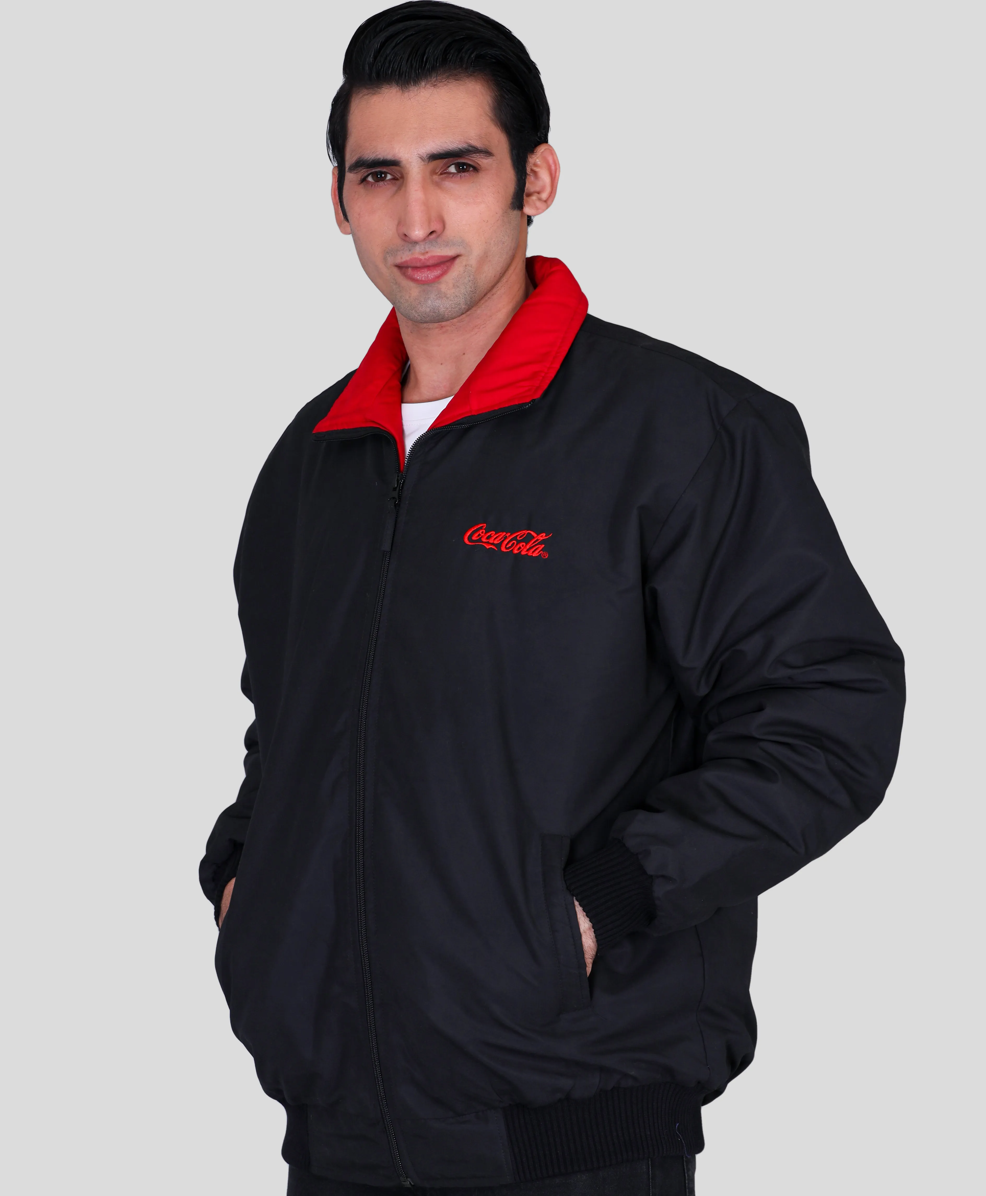 Jackets with company logo