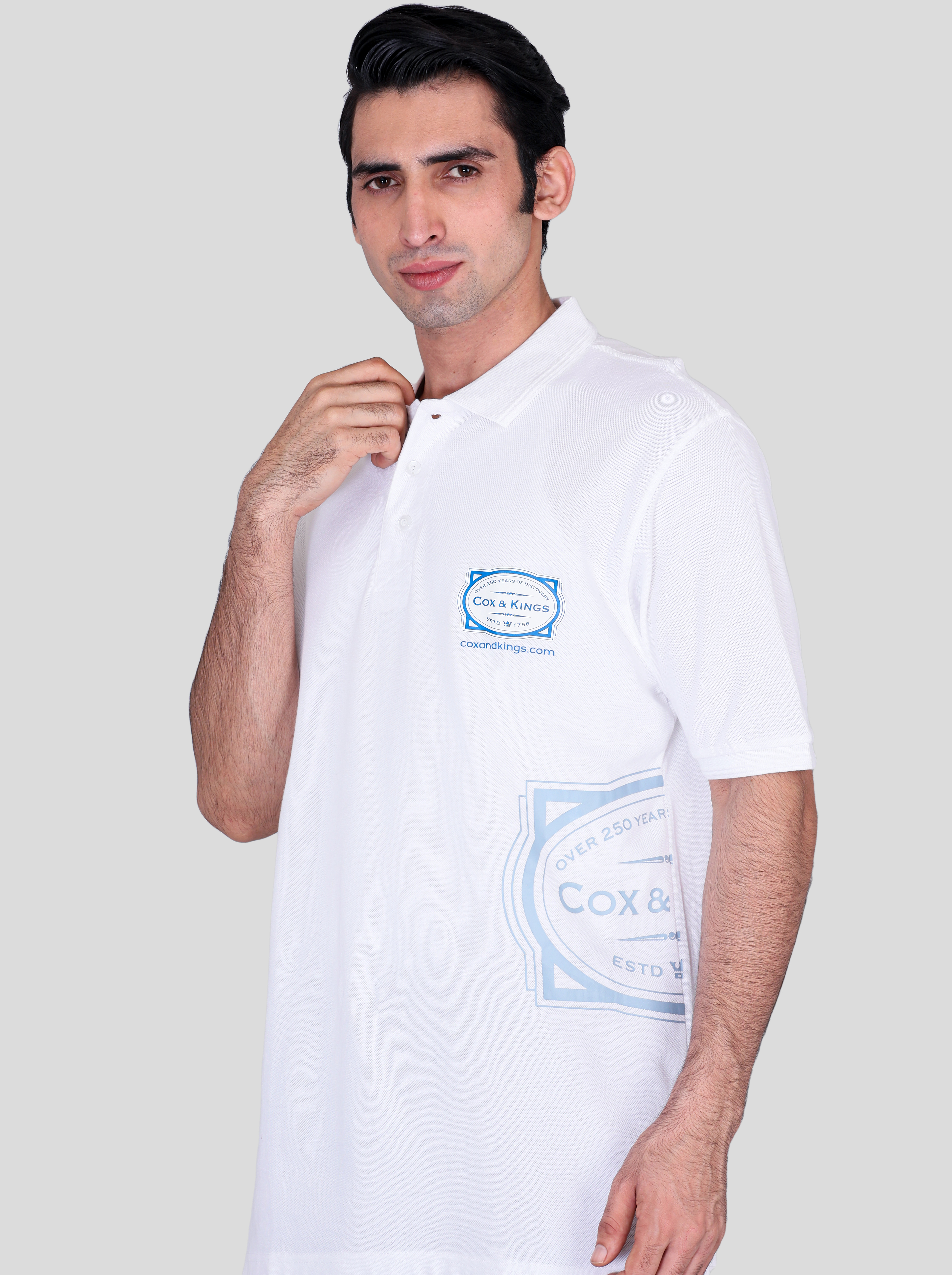 embroidered logo polo shirts