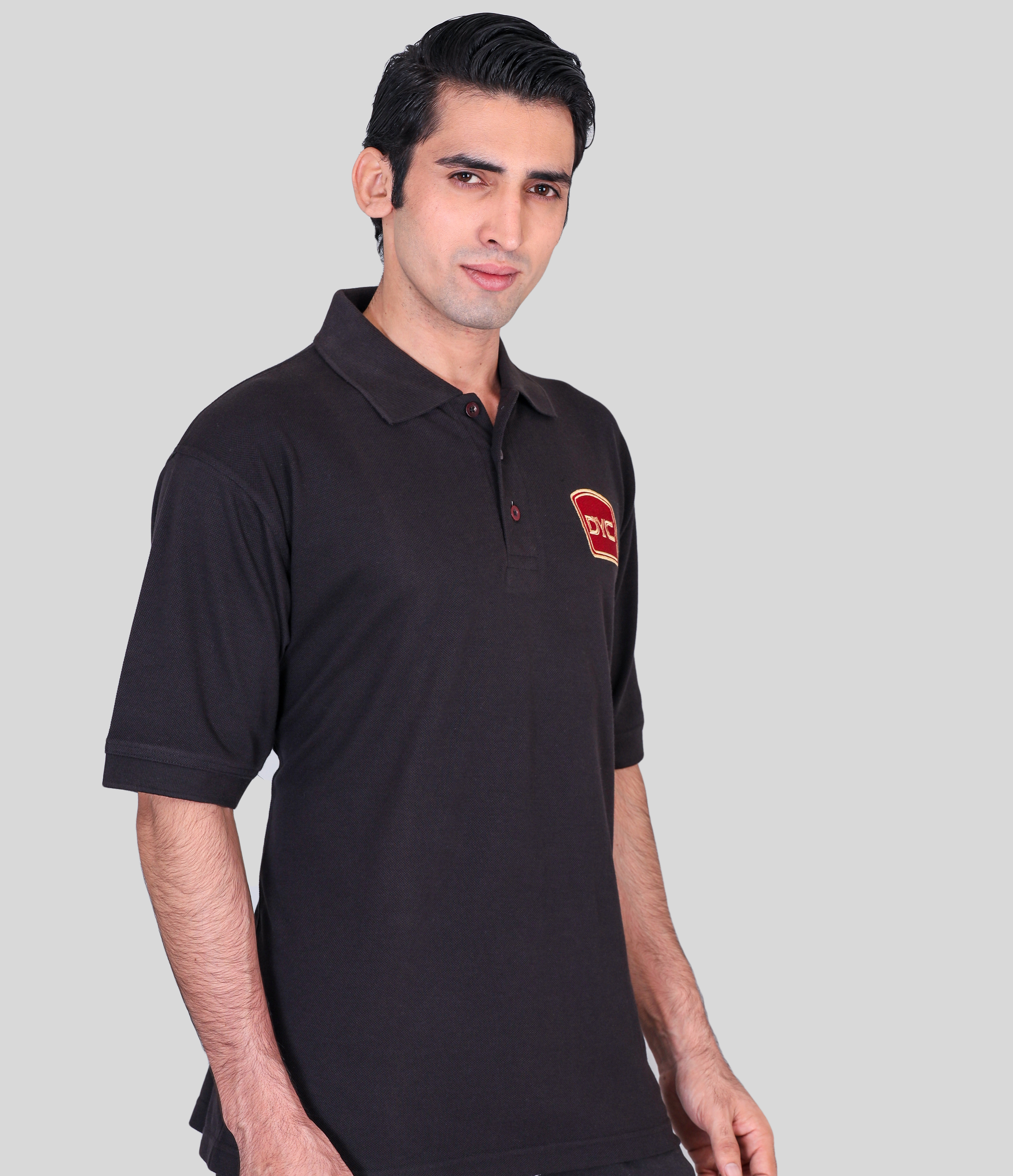 embroidered logo polo shirts