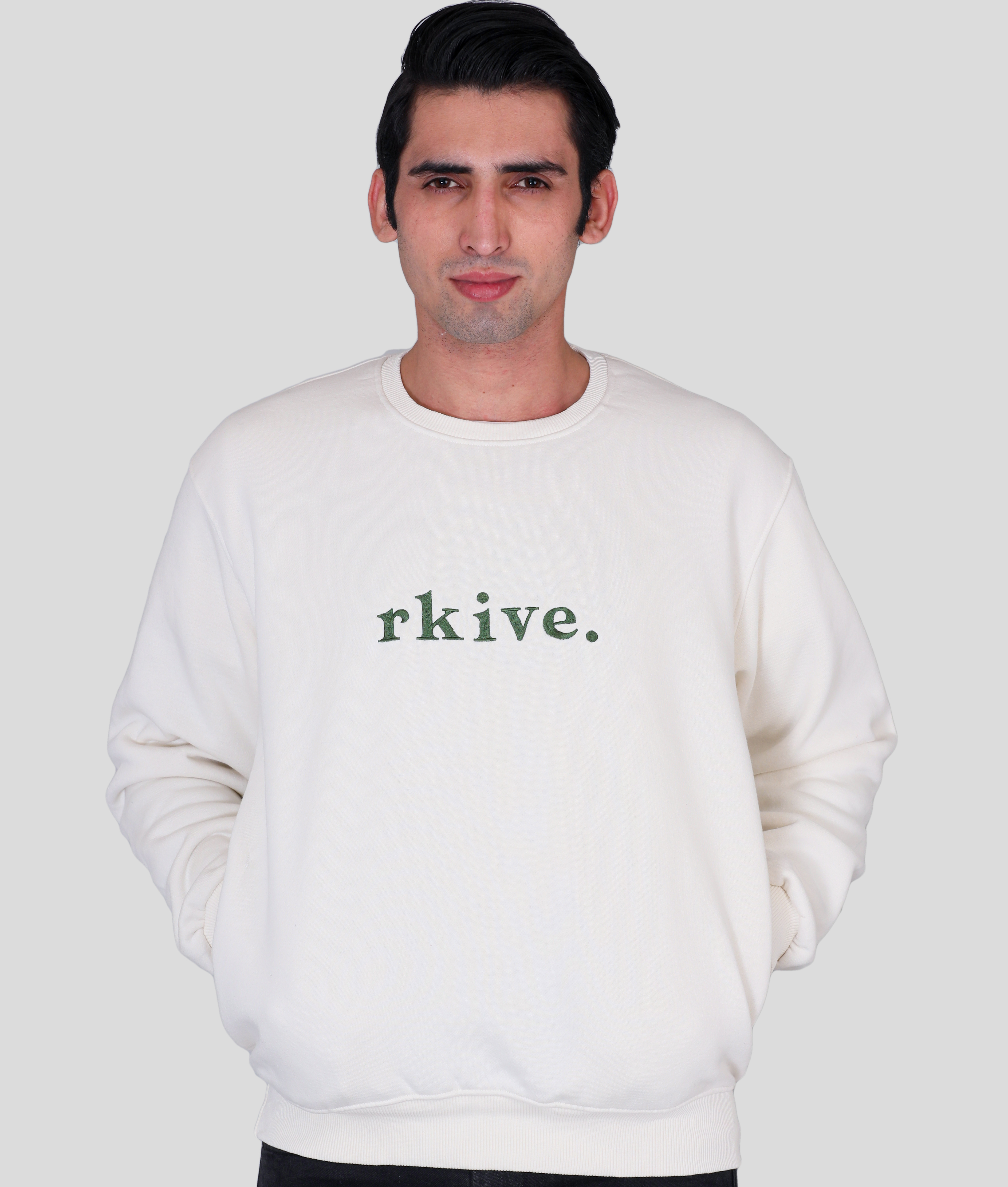 Sweatshirt with company logo