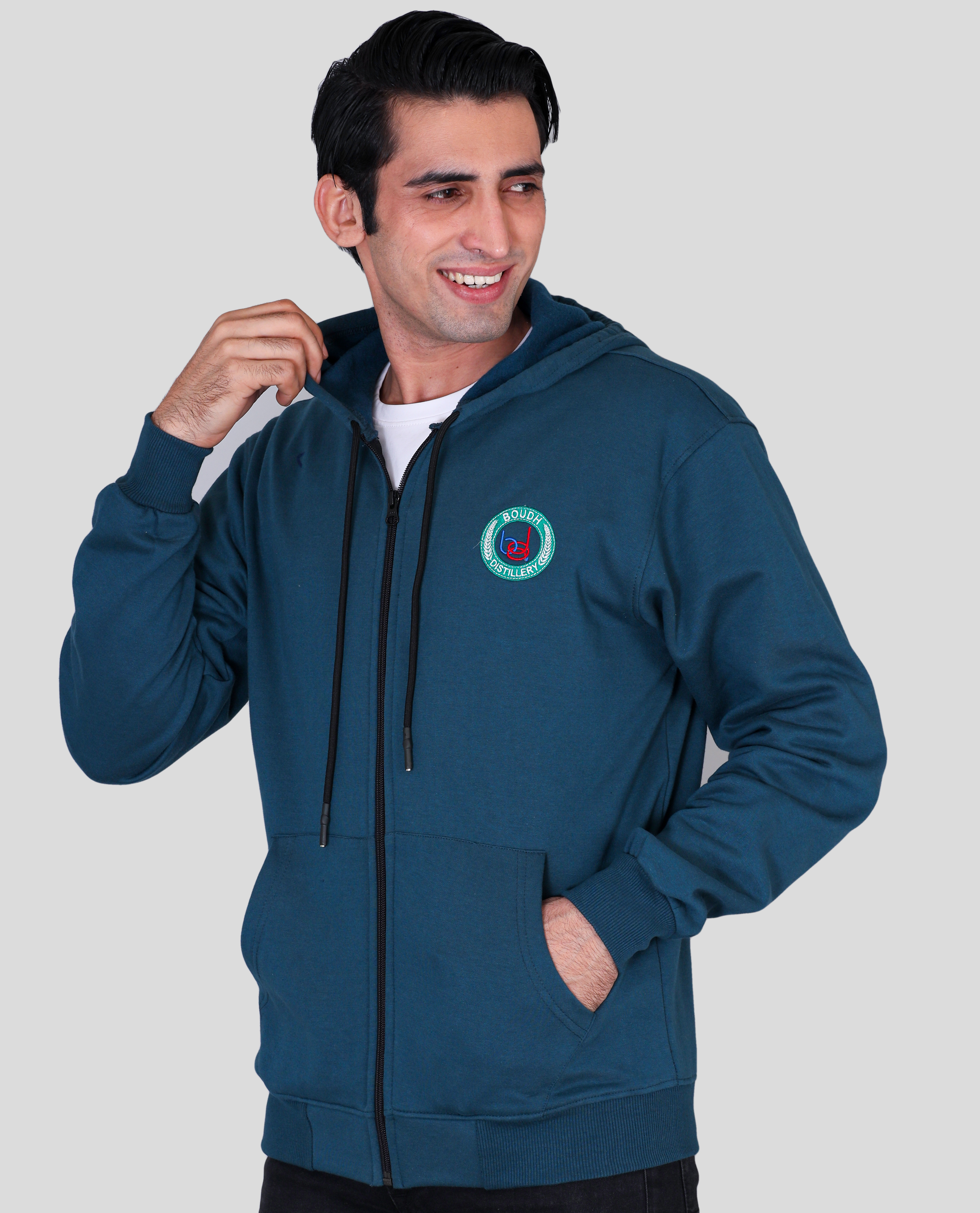 Sweatshirt with company logo